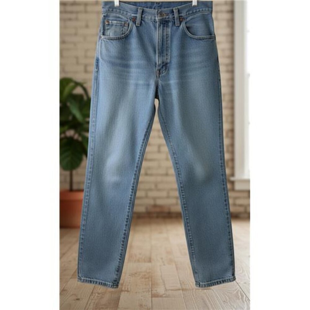 Harley Davidson Womens Jeans Size 8R Made In USA High Rise Tapered Light Wash